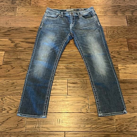 BKE Denim Carter Straight Size 34S - Picture 1 of 16